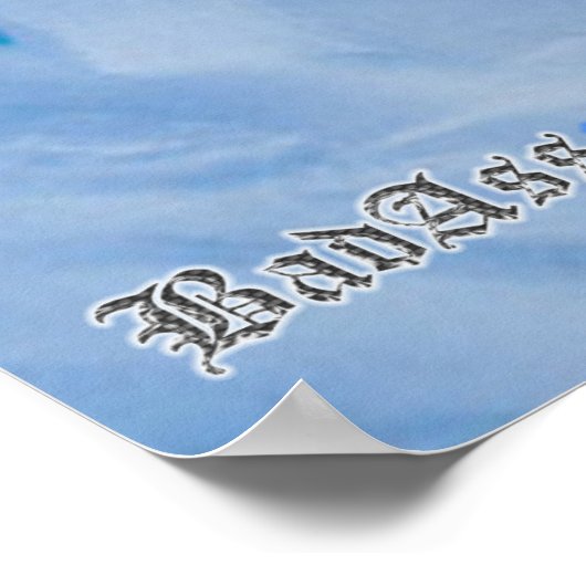 Sneeuwboardposter Poster (Hoek)