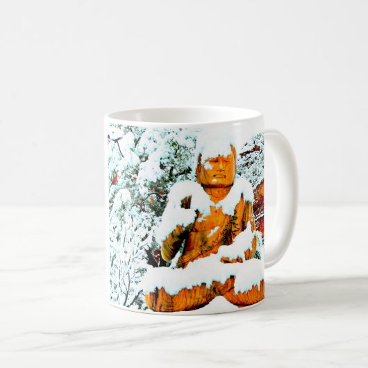 sneeuwboeddha - mok (Voorkant rechts)