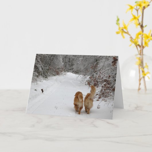 sneeuwbogen kaart (Gele Bloem)