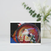 Sneeuwbol. Briefkaart (Staand voorkant)