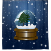 Sneeuwbol Douchegordijn (Voorkant)