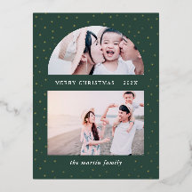 Sneeuwbol Kerstfoto Groen