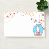 Sneeuwbol Kerstmis Ijsbeer Notities Post-it® Notes (Kantoor)