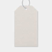 Sneeuwbol met knuffelmannetje cadeaulabel (Achterkant)