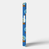 Sneeuwbol met Sneeuwman en Dennenboom Case-Mate iPhone Case (Achterkant / Rechts)