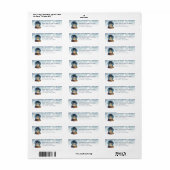 Sneeuwbol retouradreslabels etiket (Full Sheet)