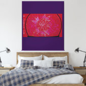 Sneeuwbol Schoonheid Canvas Afdruk (Insitu (Slaapkamer))