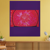 Sneeuwbol Schoonheid Canvas Afdruk (Insitu (Woonkamer))