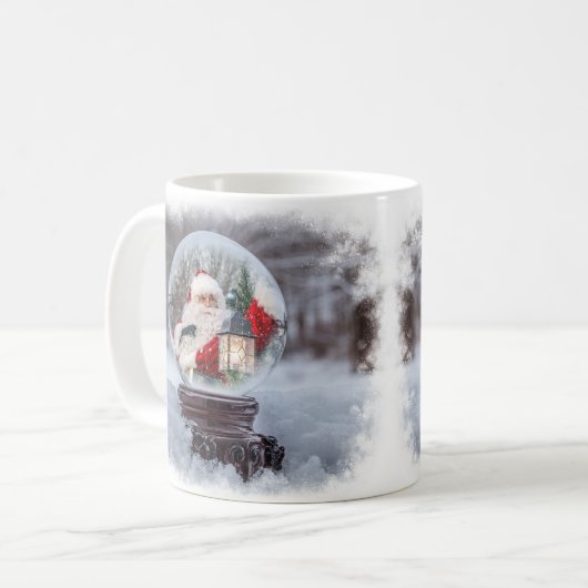 Sneeuwbol Sjabloon Koffiemok (Voorkant links)