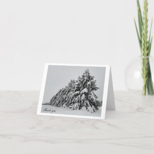 Sneeuwbomen Bedankkaart