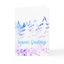 Sneeuwbomen Blauw Paarse Witte Kerst