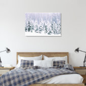 Sneeuwbomen Canvas Afdruk (Insitu (Slaapkamer))
