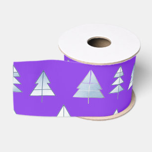 Sneeuwbomen Elegante Winter Grosgrain Lint