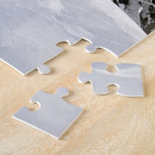 Sneeuwbomen in de winter onder duidelijke blauwe h legpuzzel (Zijkant)