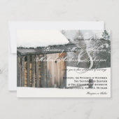 Sneeuwbomen met winterweddenschappen kaart (Voorkant)