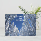 Sneeuwbomen uit Minnesota Foto Sjabloon (Staand voorkant)