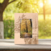 Sneeuwbomen Winter Wonderland Afbeelding Lijst Gegraveerde Lijstjes