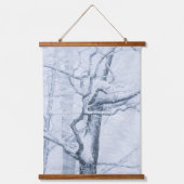 Sneeuwboom, bevroren hangend wandkleed (Voorkant)
