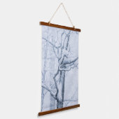 Sneeuwboom, bevroren hangend wandkleed (Gebogen)