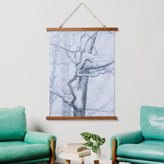 Sneeuwboom, bevroren hangend wandkleed (Woonkamer)