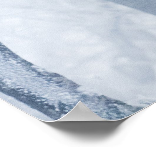 Sneeuwboom, bevroren poster (Hoek)