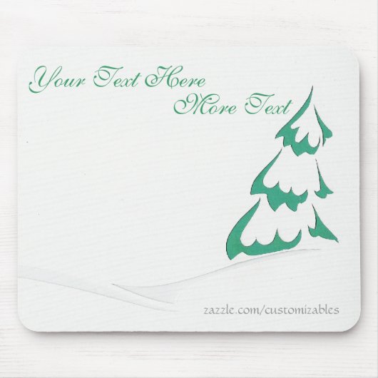 Sneeuwboommousepad Muismat (Voorkant)