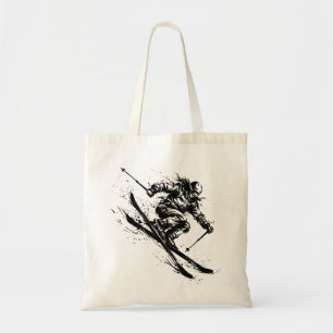 Sneeuwbord Borstel Kunst - Skister Vrouw - Geen Ja Tote Bag