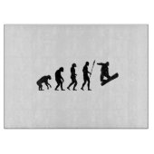 Sneeuwbord Evolutie Snijplank (Voorkant)