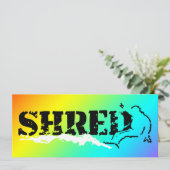 sneeuwbord : gehucht kaart (Staand voorkant)