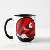 sneeuwbord : poederspoor mok (Links)