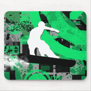 Sneeuwbord. poederspoor. muismat