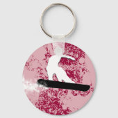 Sneeuwbord. poederspoor. sleutelhanger (Voorkant)