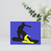 sneeuwbord : schimmel briefkaart (Staand voorkant)