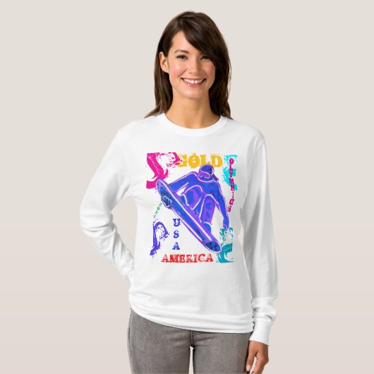 SNEEUWBORDEN T-SHIRT (Voorkant volledig)