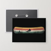 Sneeuwborders Retro Winter Sport Cadeau Button (Voorkant / Achterkant)