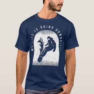 SneeuwbordGezegde voor een lengte over boord (12) T-shirt