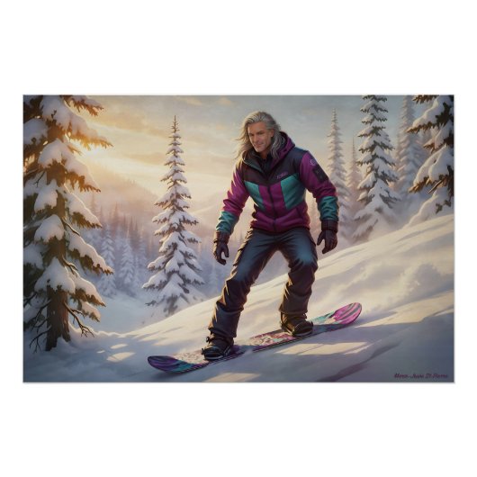 Sneeuwbordkoorts Perfect Poster (Voorkant)