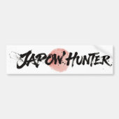 Sneeuwborstelkunst - Japow-jager Bumpersticker (Voorkant)