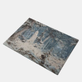 Sneeuwbos (door Andreas Achenbach) Deurmat (Schuin)