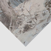 Sneeuwbos (door Andreas Achenbach) Tissuepapier (Detail)