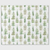 Sneeuwbos gekroond met zeester cadeaupapier (Vlak)