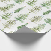 Sneeuwbos gekroond met zeester cadeaupapier (Hoek)