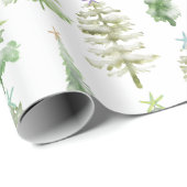 Sneeuwbos gekroond met zeester cadeaupapier (Rol Hoek)