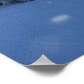 sneeuwbos in de berg poster (Hoek)