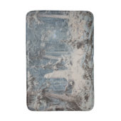 Sneeuwbos in de winter (door Andreas Achenbach) Badmat (Voorkant Verticaal)