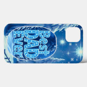 Sneeuwbos iPhone Hoesje Beste Papa Ooit (Achterkant (horizontaal))