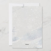 Sneeuwbos met zeer prettige kerstwinter feestdagenkaart (Achterkant)