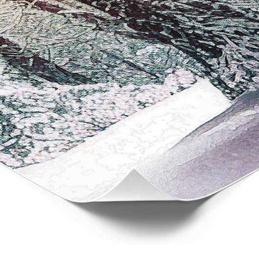 SNEEUWBOS NATUUR PERFECT POSTER (Hoek)