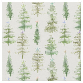 Sneeuwbos van dennen zeesterren gekroond stof