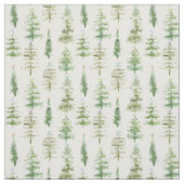 Sneeuwbos van dennen zeesterren gekroond stof (Swatch)